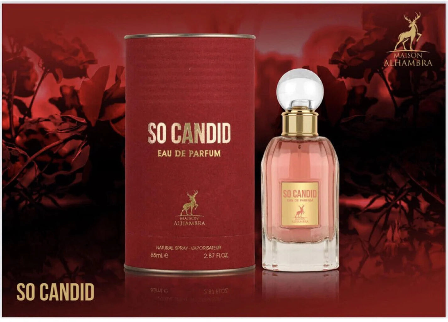 Maison Alhambra So Candid Rouge Eau de Parfum 85 ml