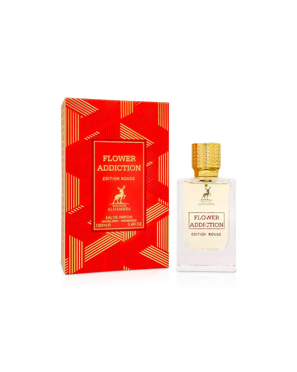 Maison Alhambra Parfum Flower Addiction Rouge Eau de Parfum 100ml (Narcotic Flower Rouge)