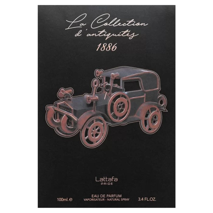 Lattafa Pride Parfum La Collection D'Antiquites 1886 Car Eau de Parfum 100ml