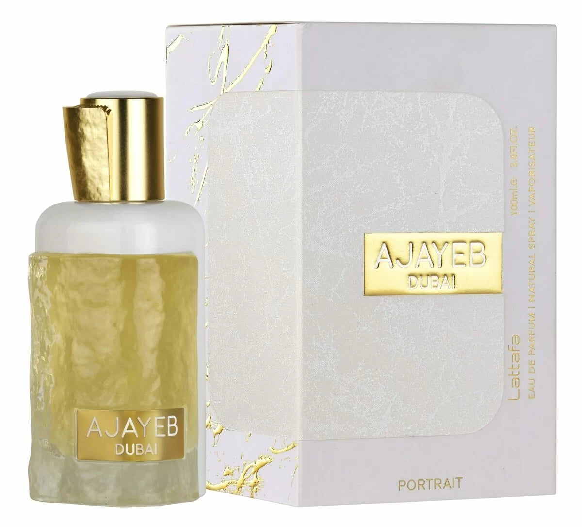 Lattafa Perfume Ajayeb Dubai Portrait Gold Eau de Perfume 100ml