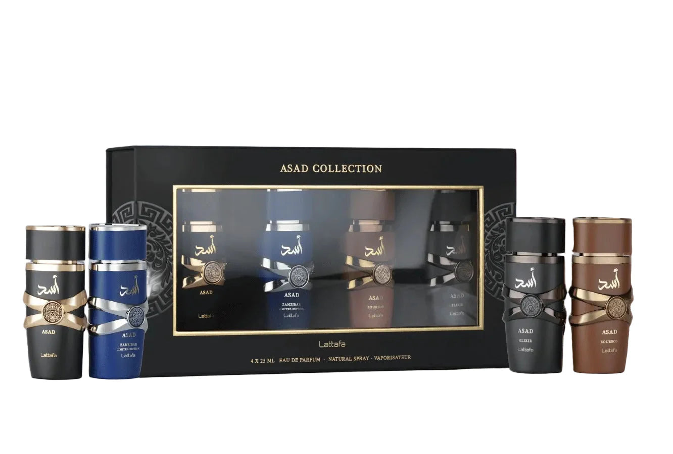Lattafa Asad Collection Eau de Parfum 4x25 ml