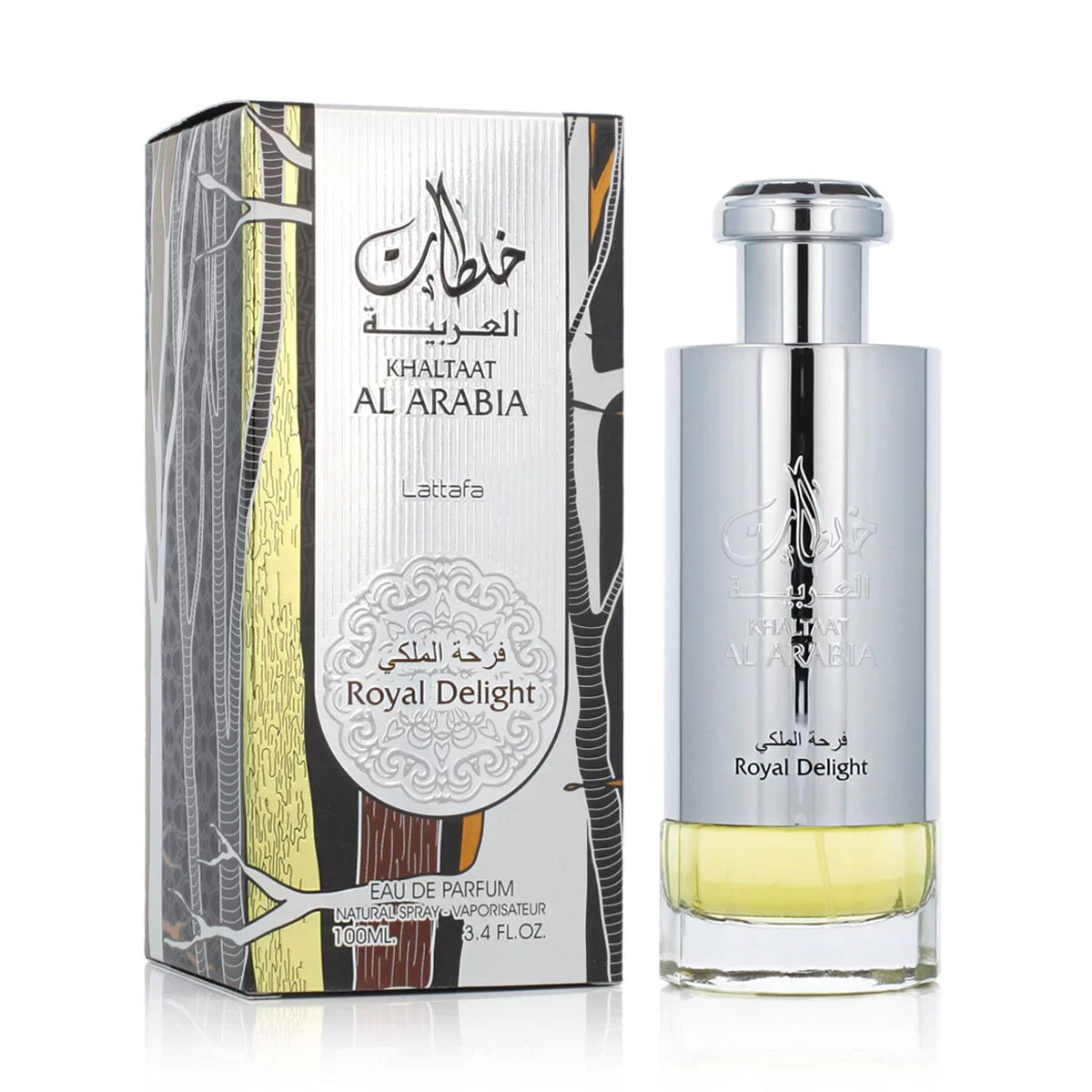 Lattafa Perfume Khaltaat Al Arabia Royal Delight (Silver) Eau de Parfum 100ml