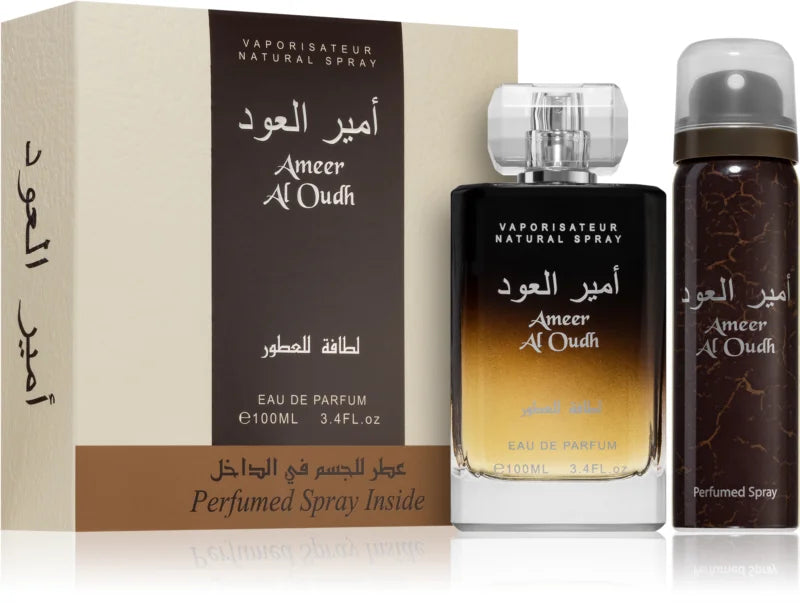 Lattafa Perfume Ameer Al Oudh Eau de Parfum 100ml + Deo