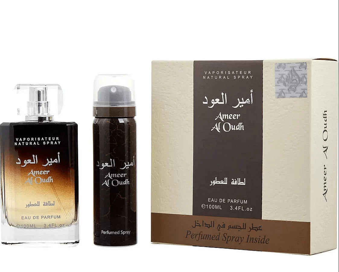 Lattafa Perfume Ameer Al Oudh Eau de Parfum 100ml + Deo