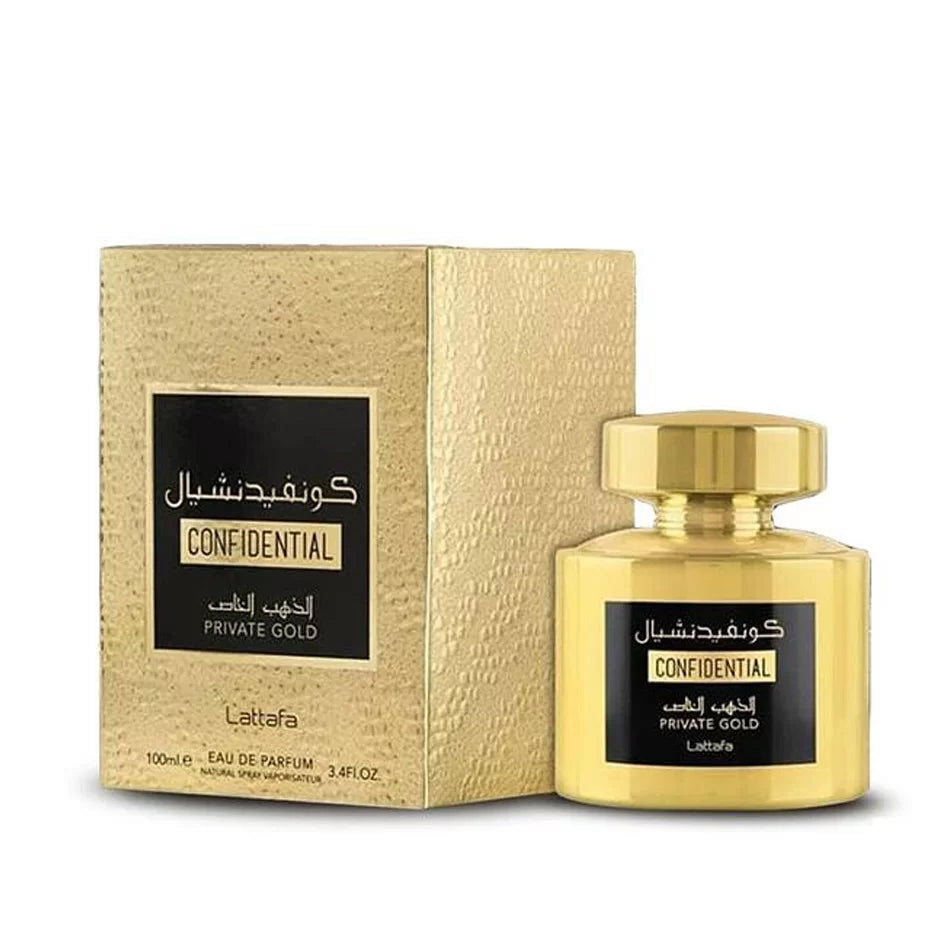 Lattafa Perfume Confidential Private Gold Eau de Parfum 100ml