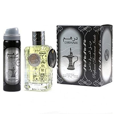 Ard Al Zaafaran Perfume Dirham Silver + Deo Eau de Parfum 100ml