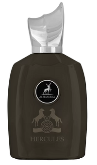 Maison Alhambra Hercules EDP 100ml – side view of bold masculine perfume bottle | MyPerfumes UK